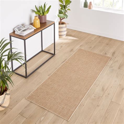 Alfombra De Pasillo Efecto Yute Para Interior Y Exterior Essen Natural