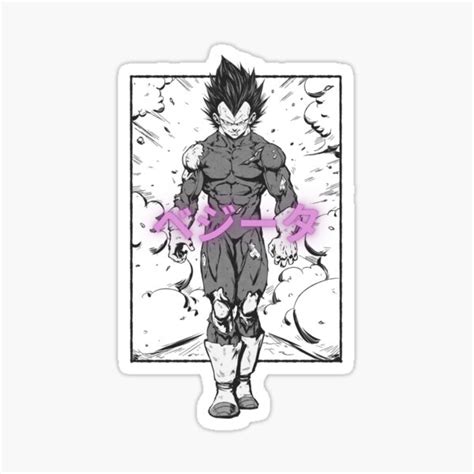 Vegeta Ultra Ego Sticker For Sale By Ilogic Redbubble