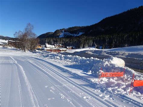 Piste de ski de fond La Nicode à Mijoux Pays de Gex et Monts Jura