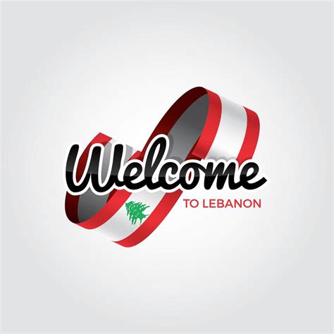 Welcome To Lebanon 1885852 Vector Art At Vecteezy