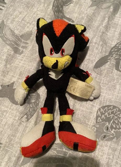 RARE SHADOW SONIC The Hedgehog Tomy UK Jazwares Plush 8 24 99