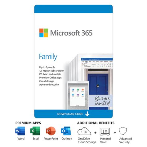 Buy Microsoft 365 Family 12-Month Subscription - SoftBest2Buy