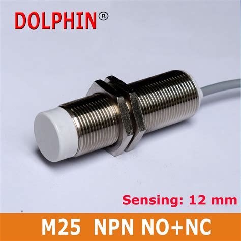 M25 DC Inductive Proximity Switch Sn 12 Mm NPN NO NC Make DOLPHIN