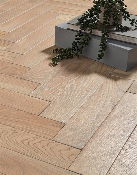 Park Avenue Herringbone Silk Grey Oak Solid Wood Flooring Direct Wood Flooring