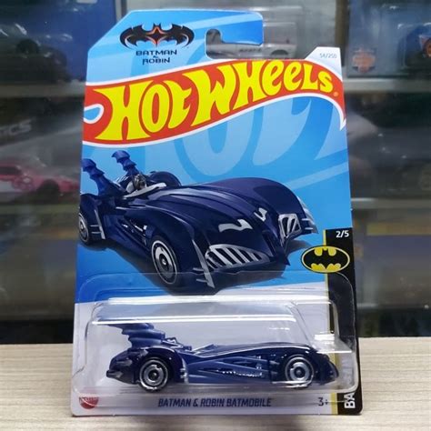 Jual Hot Wheels Batman Robin Batmobile Blue Shopee Indonesia