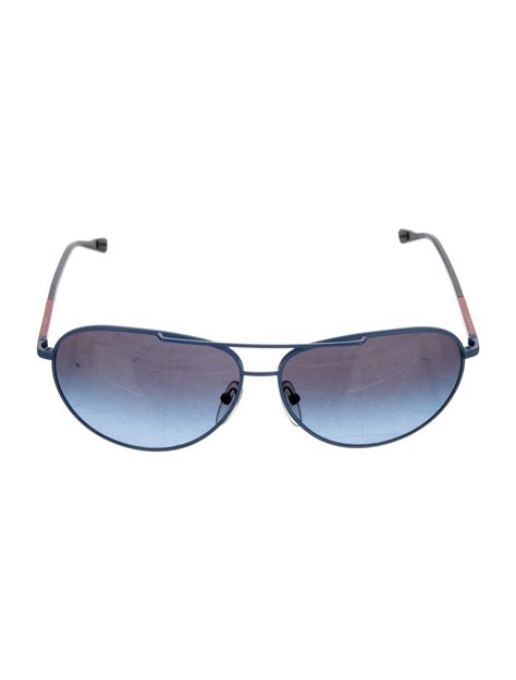 Prada Sunglasses Blue Sunglasses Accessories Pra67155 The Realreal