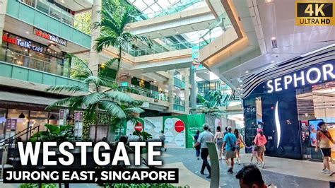 Beautiful Westgate Shopping Mall In Jurong East Walking Tour 4k