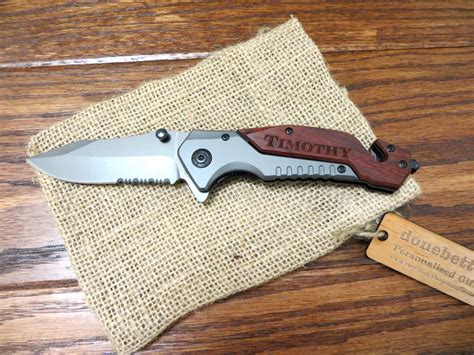 Personalized Wood Handle Pocket Knife – donebetter