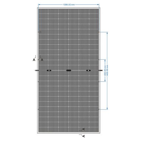 M Mbb N Type Topcon Half Cells W W Bifacial Solar Module