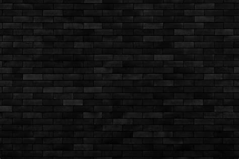 Black Brick Wall Texture