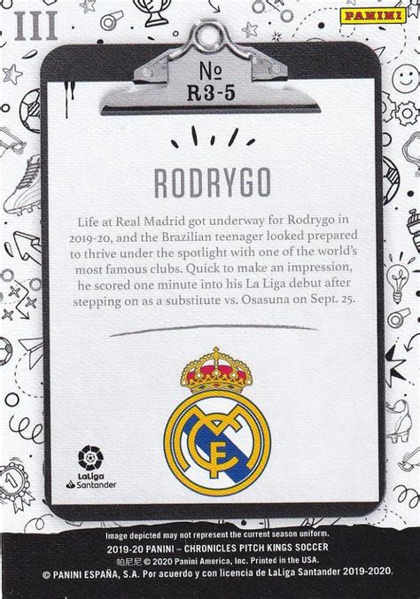 ミントモール Mint 浦和店 2019 20 Panini Chronicles Real Madrid Cf Rodrygo