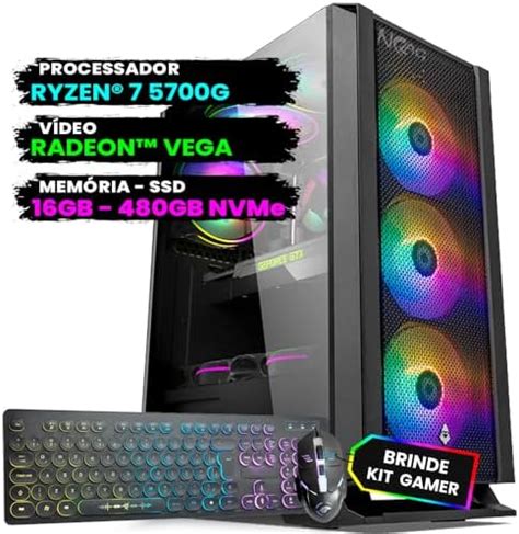 Pc Gamer Amd Ryzen 5 5600GT Radeon Graphics Vega 7 16gb Ram Nvme