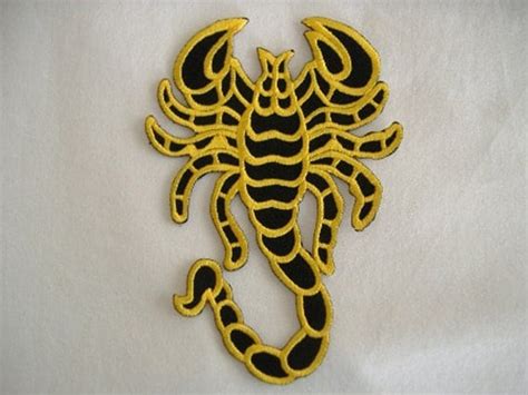 Scorpion Embroidered Patch Single By Chikidee On Etsy