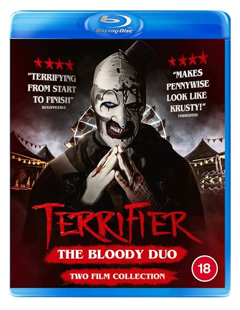 Terrifier Boxset Terrifier And Terrifier 2 Blu Ray Amazones David