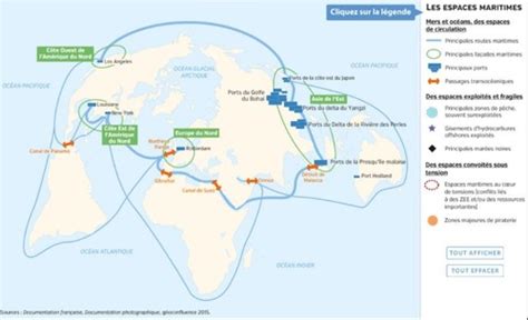 Géo Terminal STI2D Chap1 Mers et océans au cœur de la mondialisation