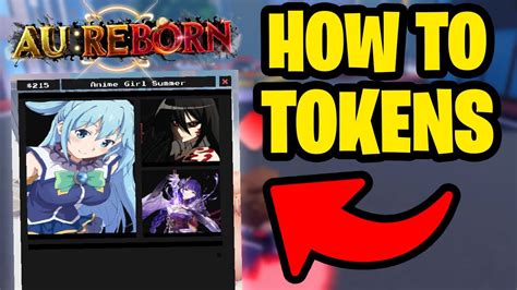 How To Get Tokens In Au Reborn Roblox Anime Unlimited Reborn Youtube