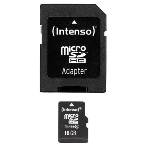 INTENSO Micro SDHC Memory Card Class 10 16Gb Audiophonics