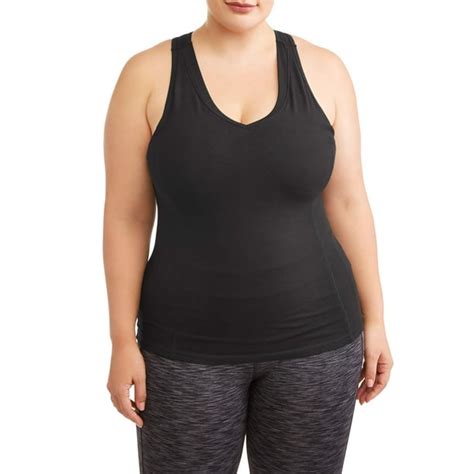 Athletic Works Womens Plus Size Dri More Plus Racer Tank