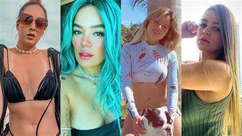 Karol G Y Sus Hermanas Derriten Instagram Con Sus Fotos Llenas De