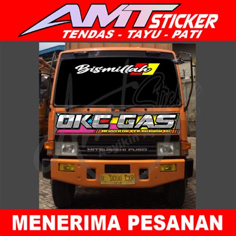 Jual Stiker Decal Nyala Kabin Depan Trick Fuso Dan Karpet Lumpur Bisa