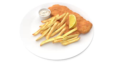 Fish And Chips 3d Model Turbosquid 1973394
