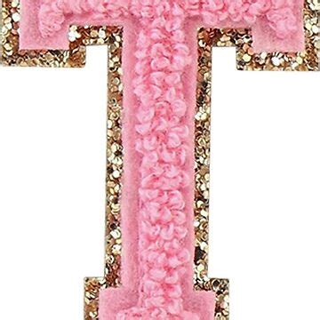 Preppy Pink Varsity Letter T Sticker For Sale By Ktp100 Redbubble