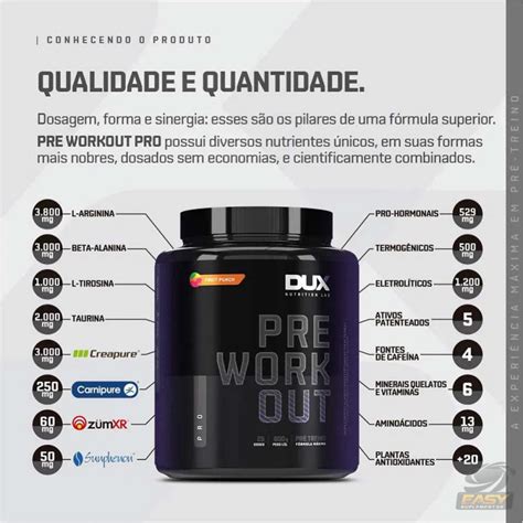 Pre Workout Pro G Dux Nutrition