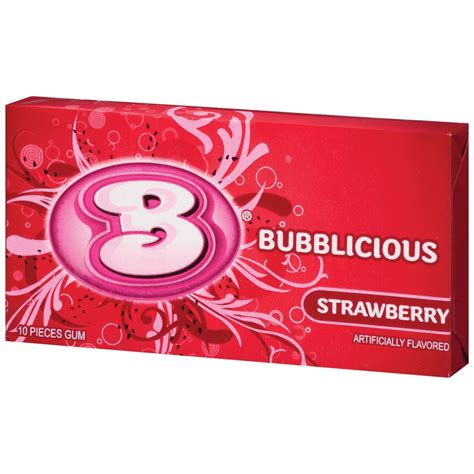 Bubblicious Strawberry Gum 10 Piece Pack 10 Ct Shipt