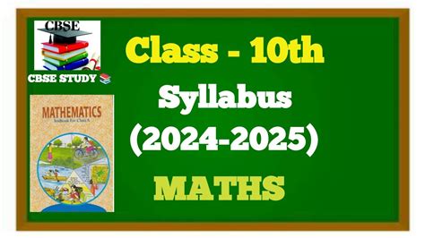 Class 10 Maths Syllabus 2024 25 Class 10 Maths Syllabus 2025 Class