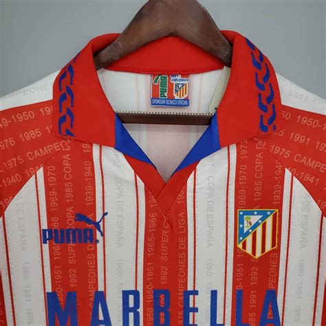 Camiseta Local Retro Atl Tico De Madrid Trizhop