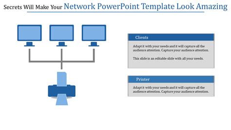 network powerpoint template  network analysis