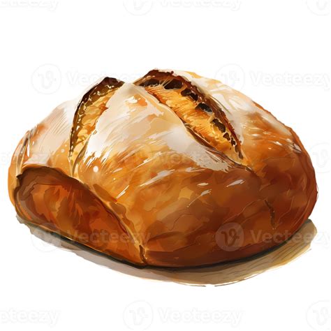 Golden Brown Loaf Of Bread 46801371 Png