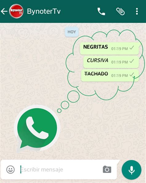 Como Poner Texto En Negritas Cursiva Tachado En Whatsapp