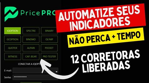 Automatizador De Indicadores Price Pro Corretoras Disponiveis