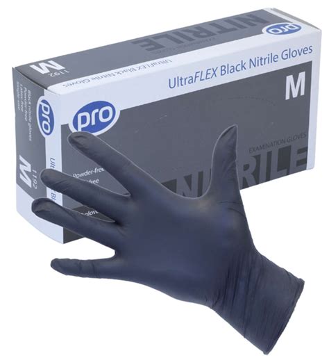 Black Nitrile Gloves