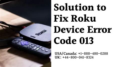 Guide To Troubleshoot Roku Error Code By Jmacc Issuu