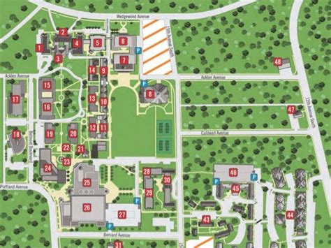 University Of Mary Campus Map