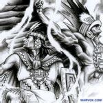 Warrior Spirit Tattoo Design Aztec Tattoos Warvox Aztec Mayan