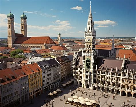 Munich City Center In Germany Background, Architecture, Ancient ...