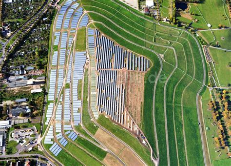 Magdeburg Aus Der Vogelperspektive Solar Deponie Magdeburg