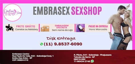Embrasex Loja Sex Shop Em Embu Das Artes Entrega Em Minutos