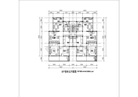 某城镇小区住宅建筑全套户型设计施工方案cad图纸住宅小区土木在线