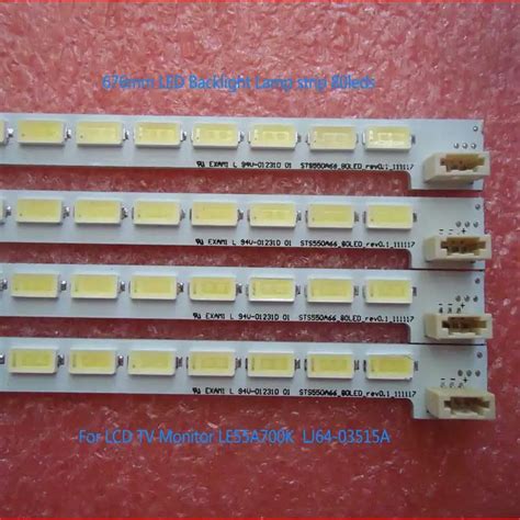 676mm LED Backlight Lamp strip 80leds For LCD TV LTA550HQ22 550HQ20 ...