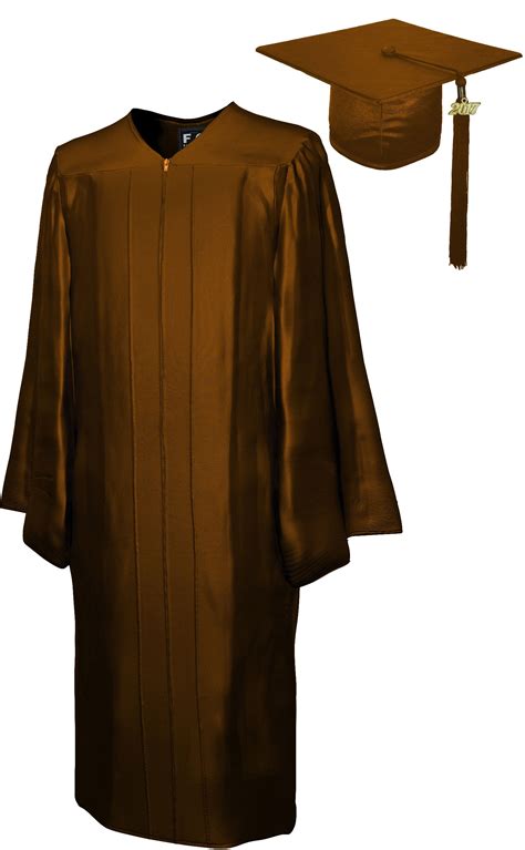 SHINY BROWN CAP AND GOWN-rs4251465611164