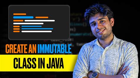 How To Create An Immutable Class In Java From Scratch Youtube