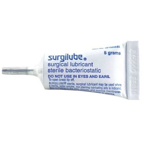 Surgilube Lubricating Jelly Bacteriostatic Sterile Tubes Or