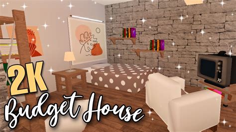 Bloxburg K Budget House No Gamepass Aesthetic Cheap Budget Tiny