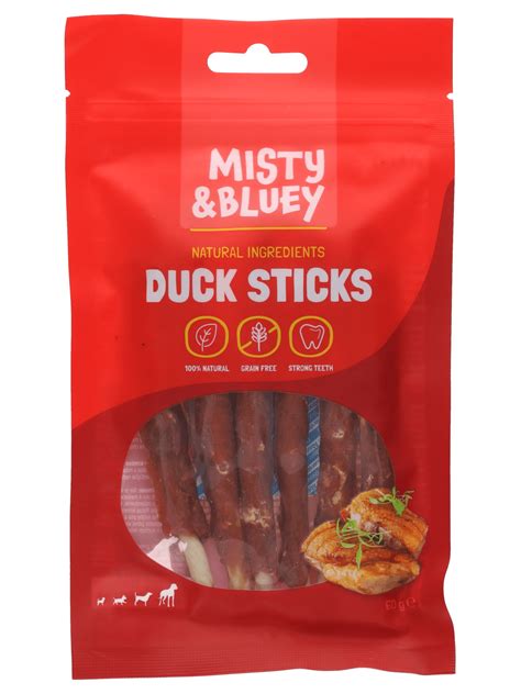 Misty Bluey friandises chien canard 6 bâtonnets Wibra France Vous