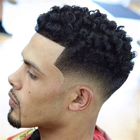 Youthful 21 Taper Fade With Curls Hairstyles For Men New Natural