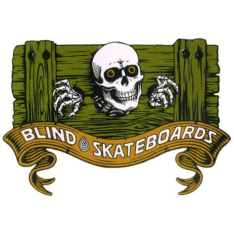 Blind Skateboards Logo Sticker 4.5" X 2" - CalStreets BoarderLabs